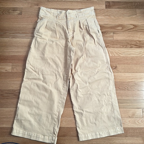 Maeve Remi wide leg crop chinos - Picture 3 of 5